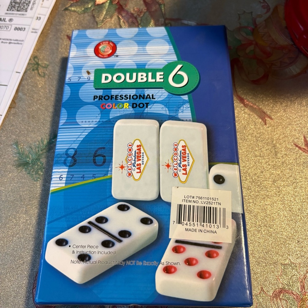 Double 6 Professional Color Dot Dominoes